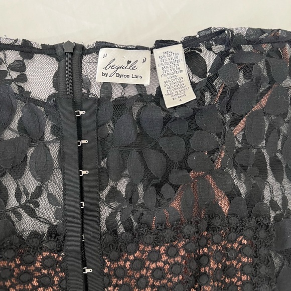 Anthropologie Byron Lars Carissima Black Lace Pencil Dress - Picture 6 of 6